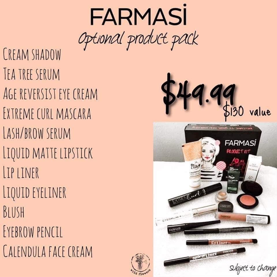Farmasi Add-On Product Pack 49.99